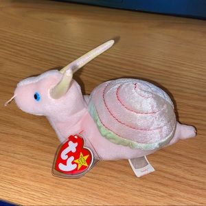 Ty Beanie Baby Swirly the Snail